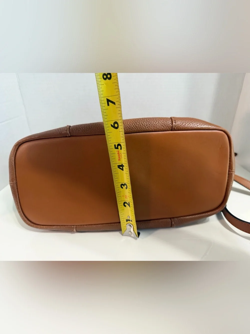 Ted Baker Classic Women's Top-Handle Leather Tote in Cognac